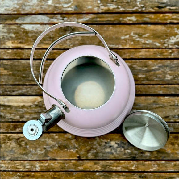 Denmark Tools for Cooks Tea Kettle: Light Pink & Stainless Steel - Picture 5 of 11